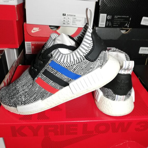 ADIDAS NMD-R1 FLYKNIT MEN'S US SIZE 8.5 LIKE NEW BARELY WORN "USED ITEM" - Picture 1 of 9